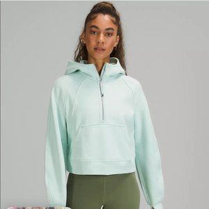 Lululemon Scuba Oversized Half-Zip Hoodie Mint Color XS/S